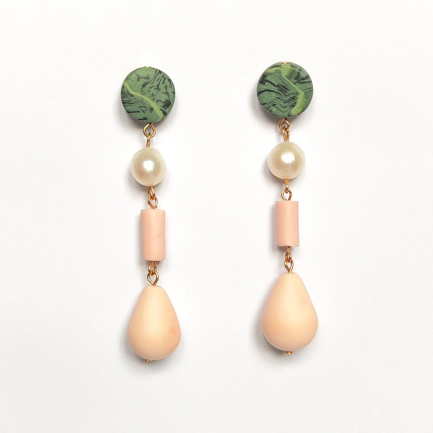 Pendientes Olympia Marron y Azul