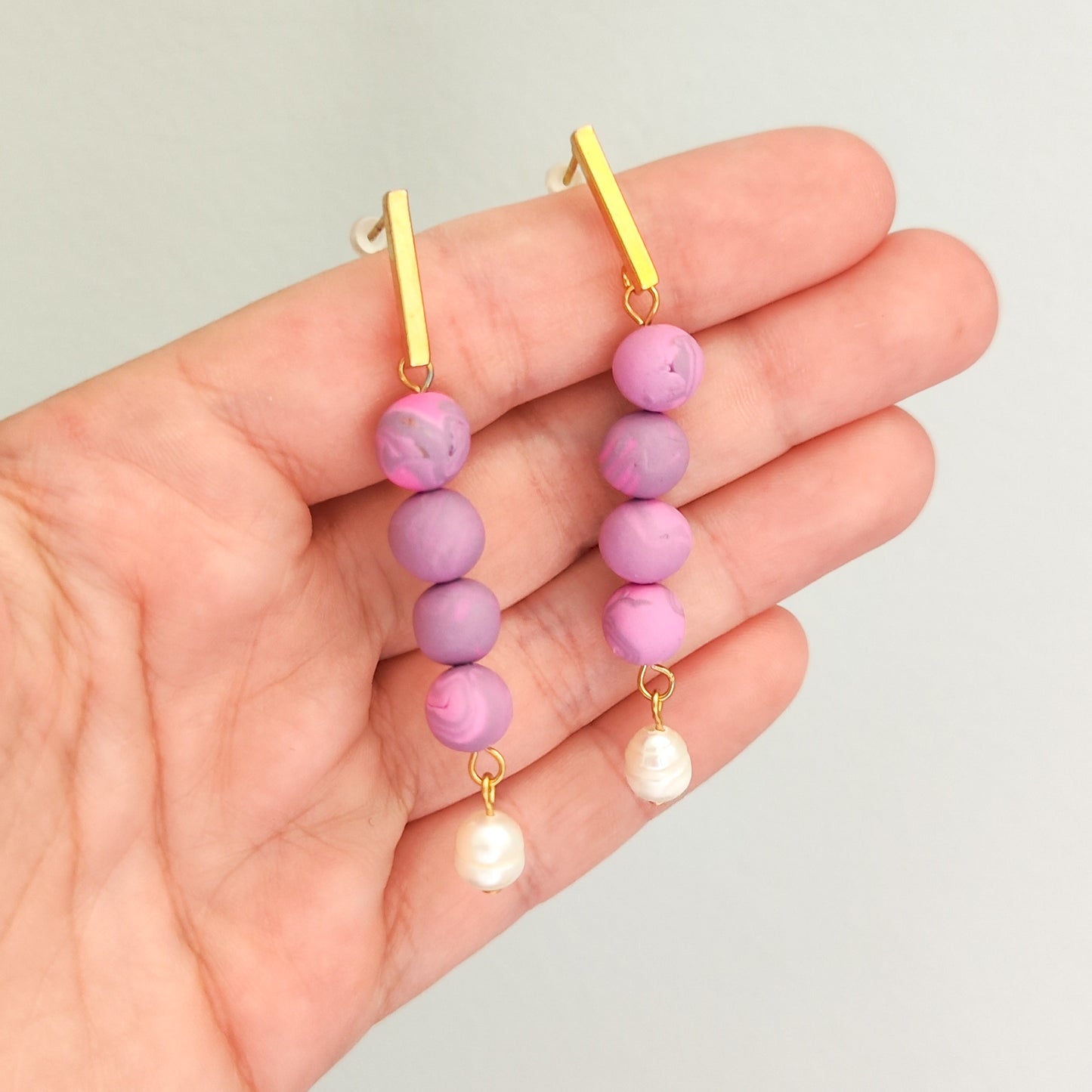 Pendientes Violeta
