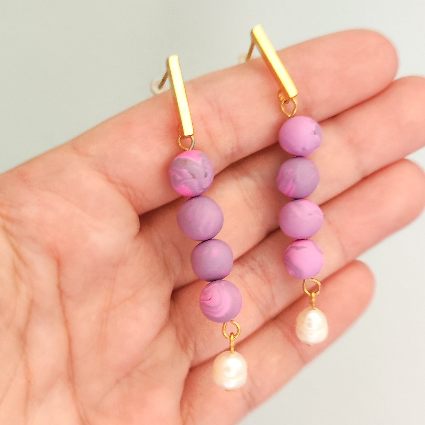 Pendientes Violeta