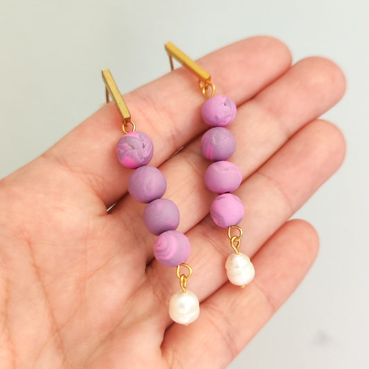 Pendientes Violeta