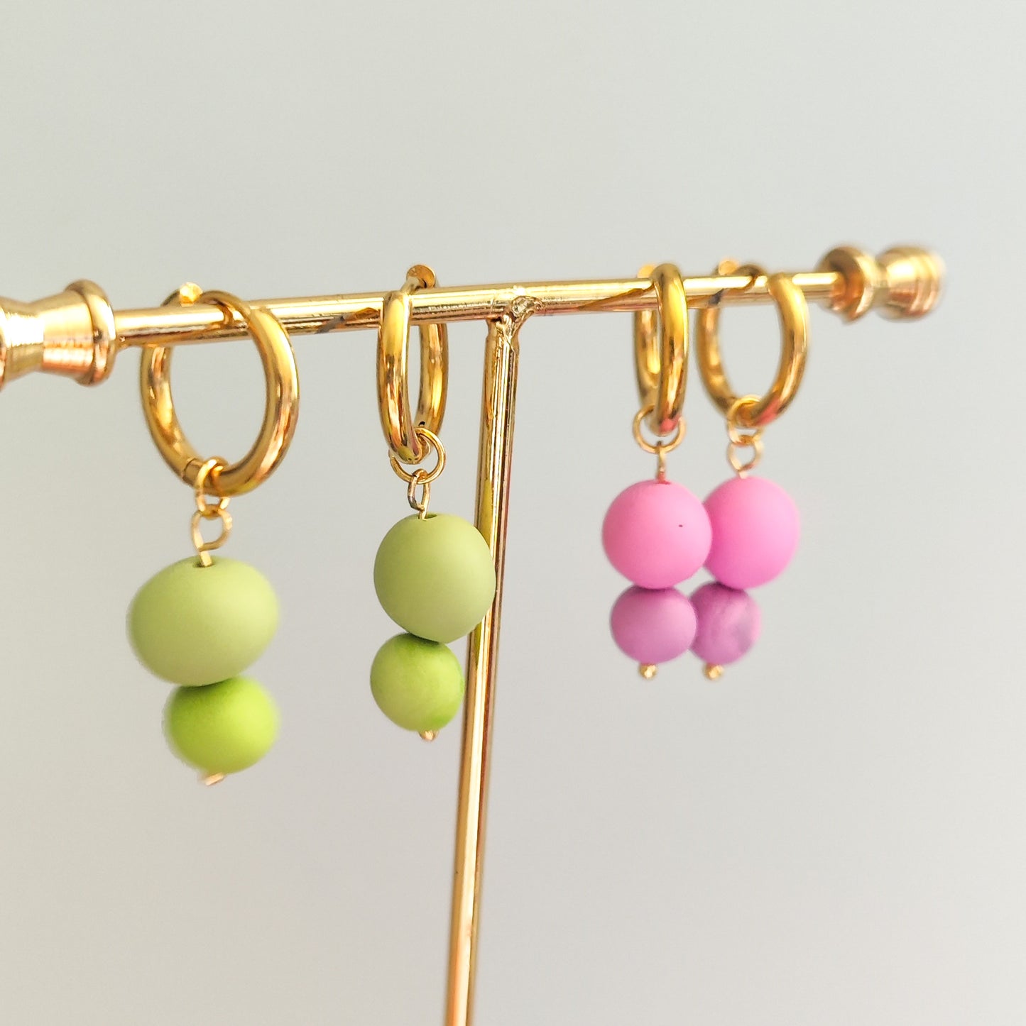 Pendientes aro dorado