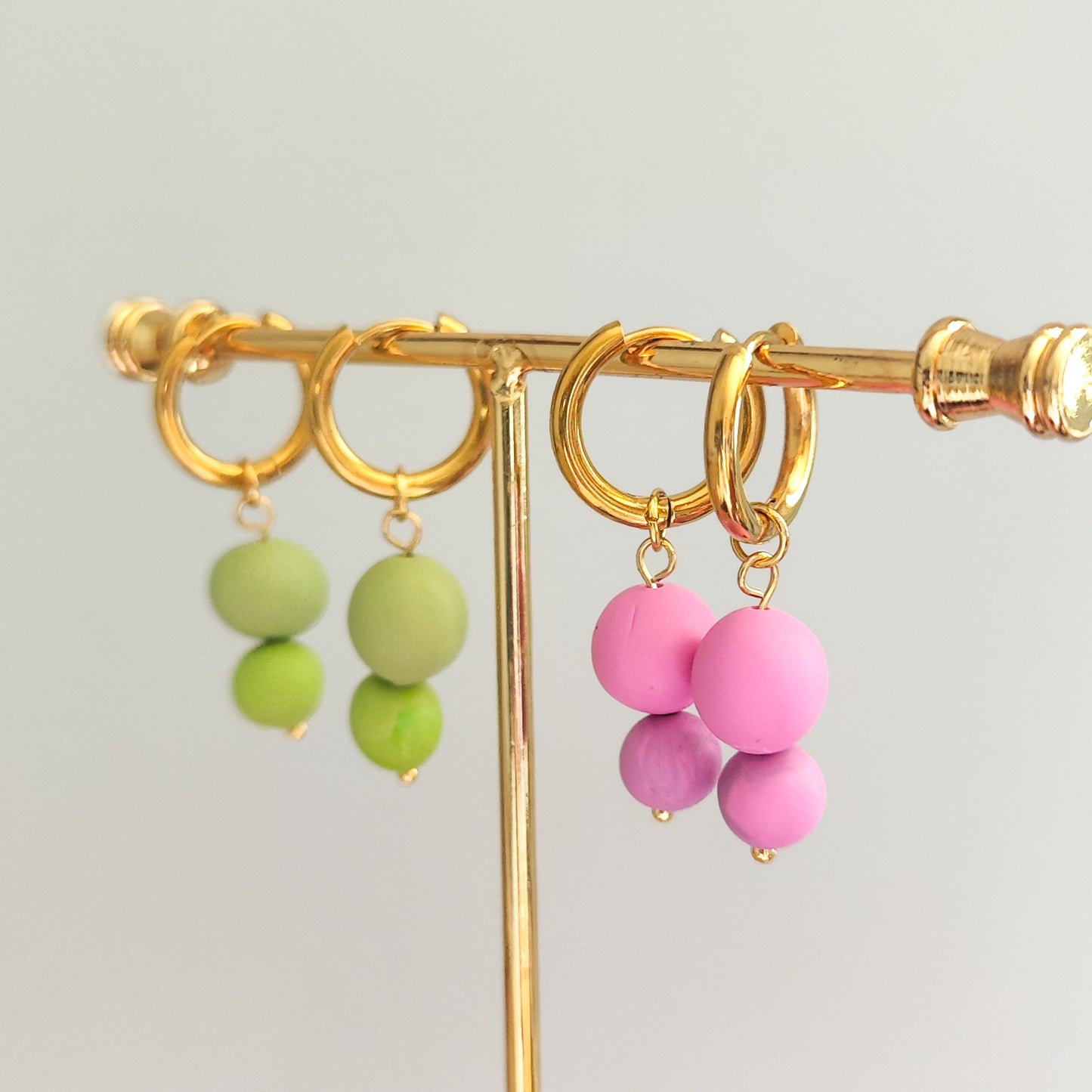 Pendientes aro dorado