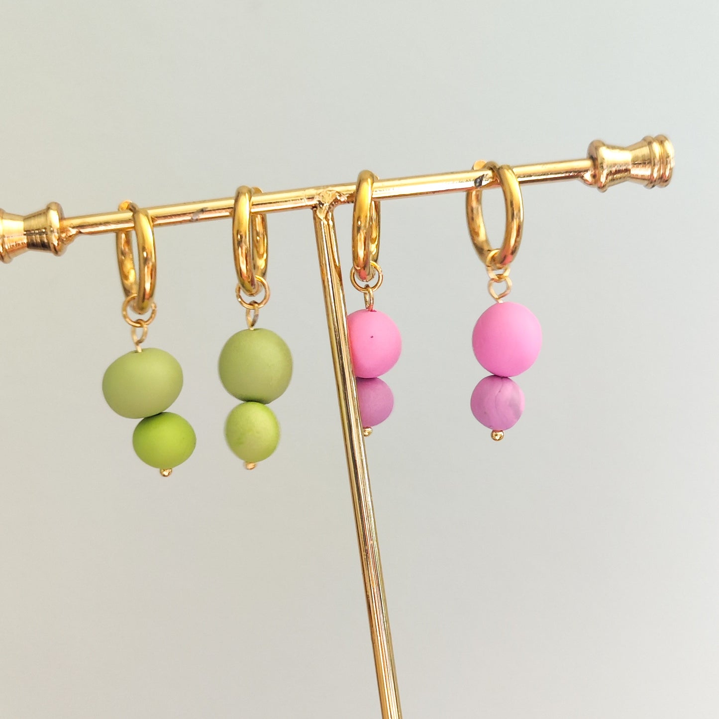Pendientes aro dorado