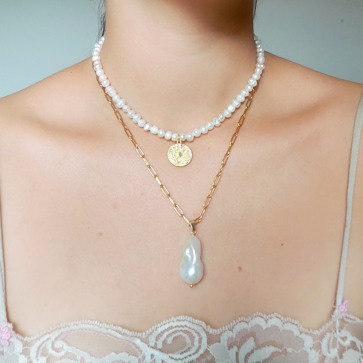 Collar Perla Barroca