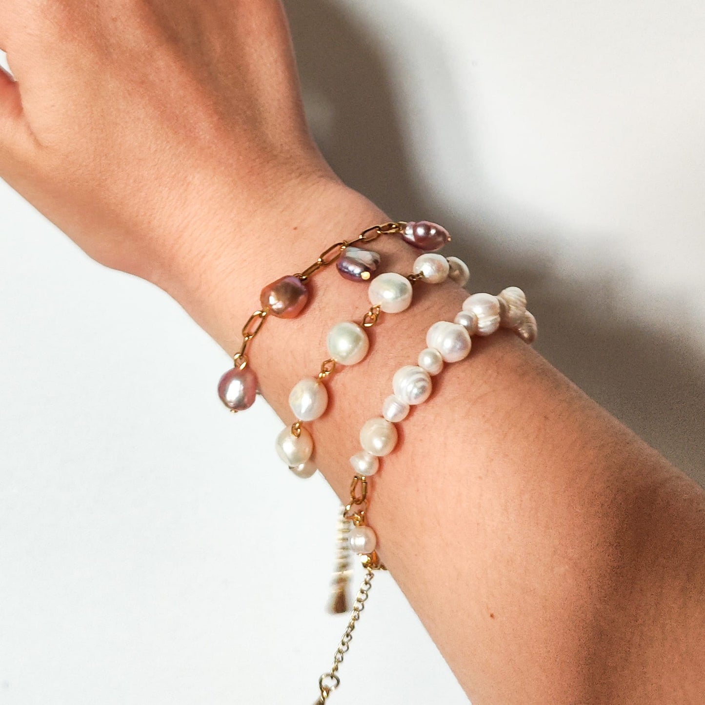Pulsera de perlas clasica
