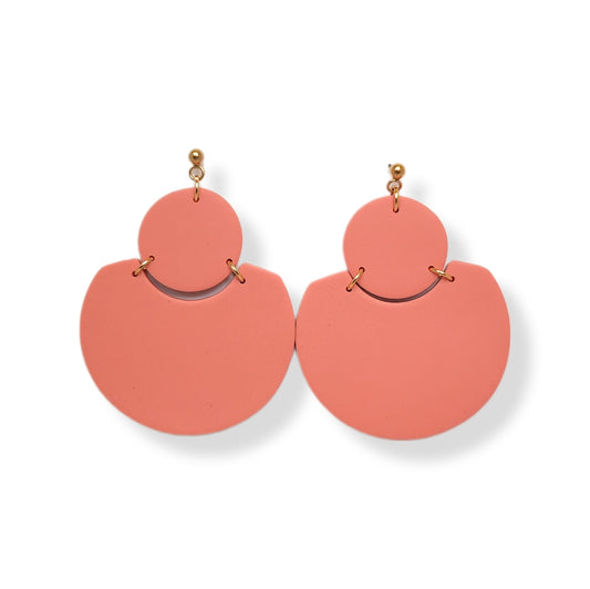 Pendientes Leda Rosa