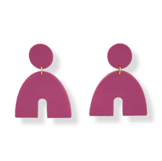 Pendientes Astra Rosa