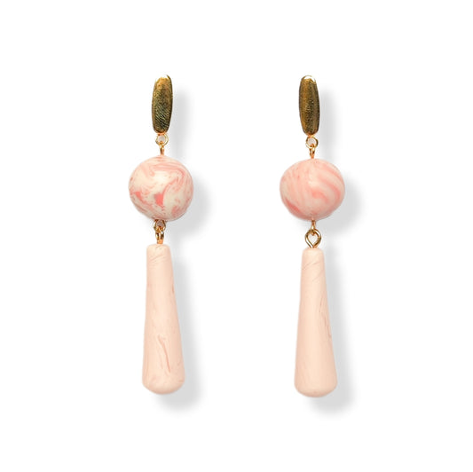 Pendientes Lila Rosa