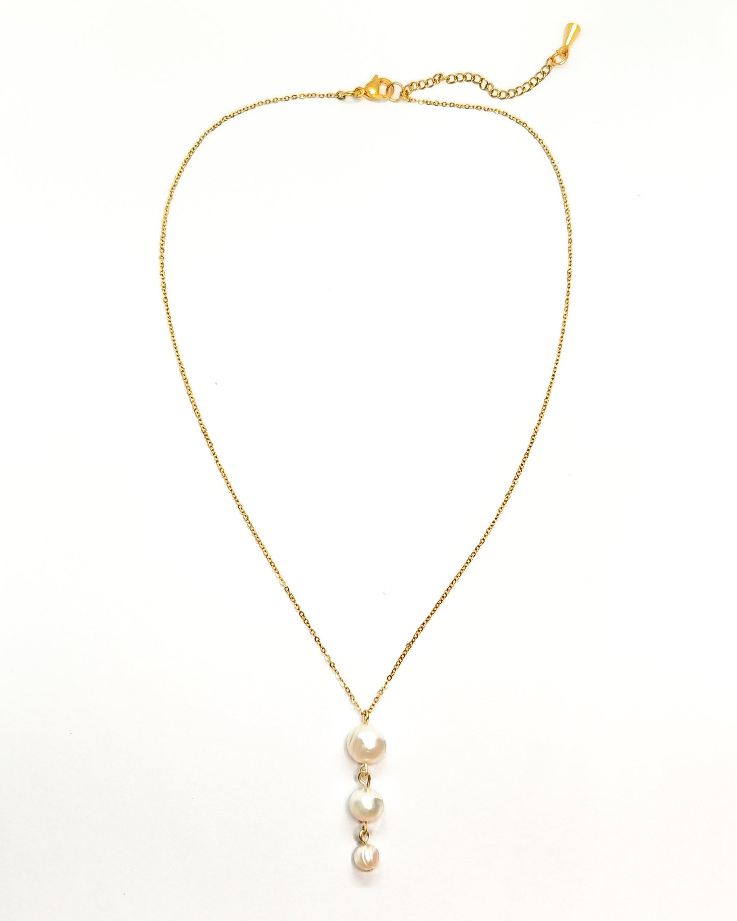 Collar Perlas alargado