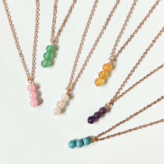 Collar Piedras Naturales Semipreciosas