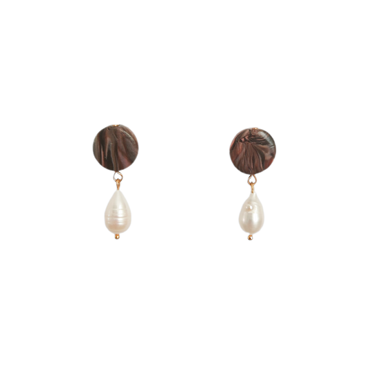 Pendientes Siena Marrón