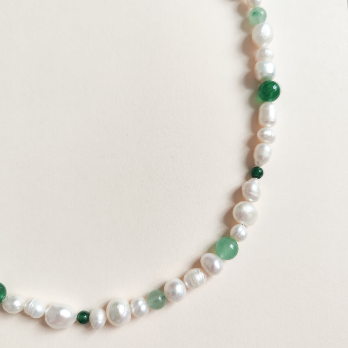 Collar Perlas y Piedras Naturales