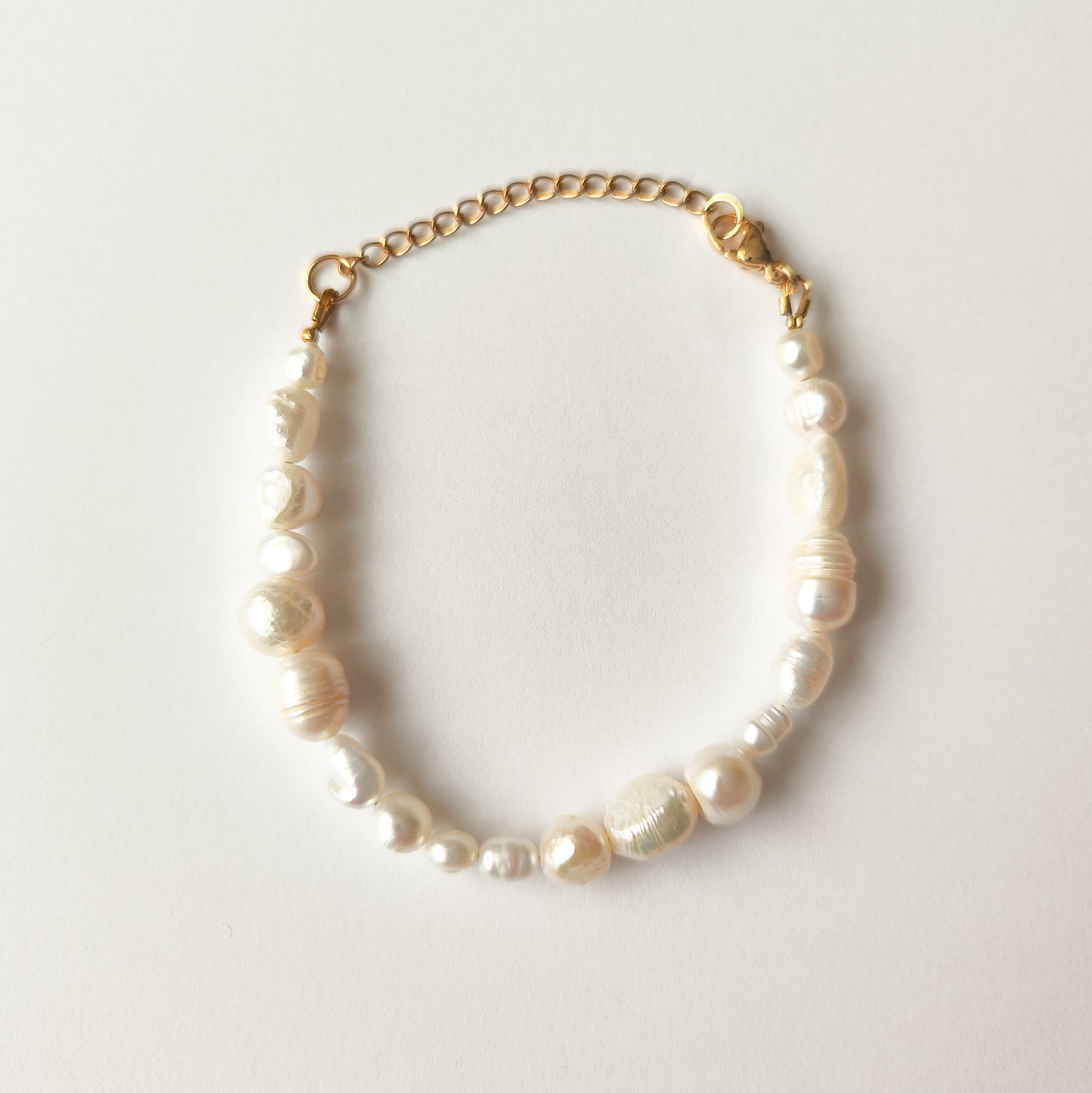 Pulsera de Piedras y Perlas Naturales